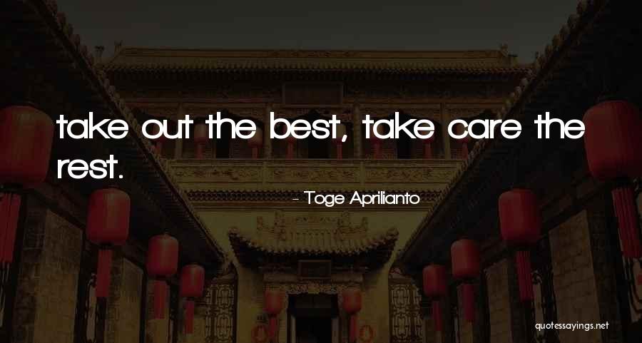 Most Inspirational Precepts Quotes By Toge Aprilianto Most Inspirational Precepts Quotes By Toge Aprilianto