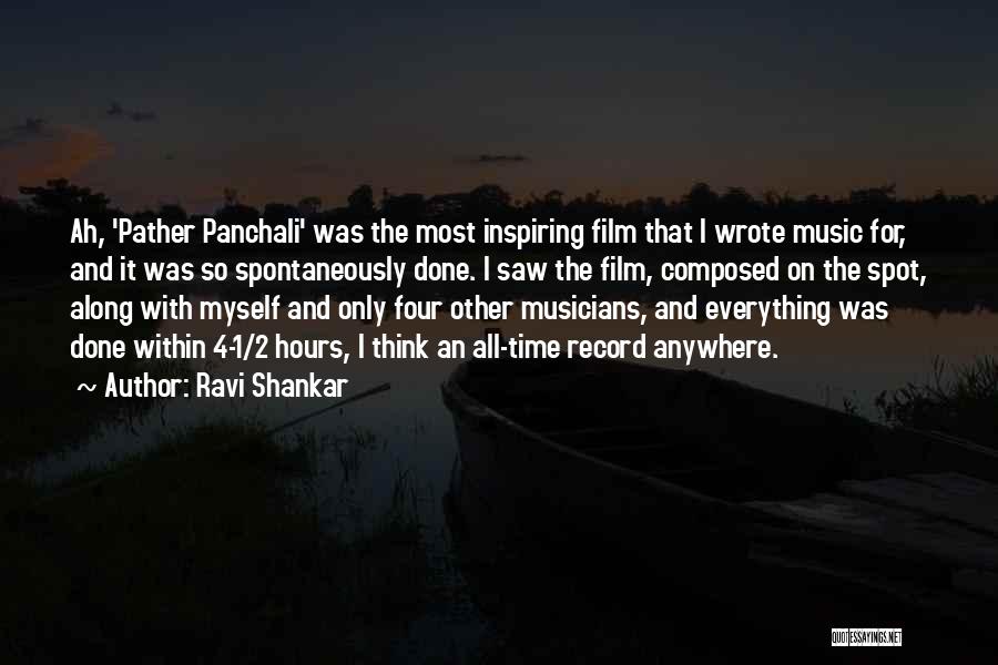 Most Inspiring Quotes By Ravi Shankar
