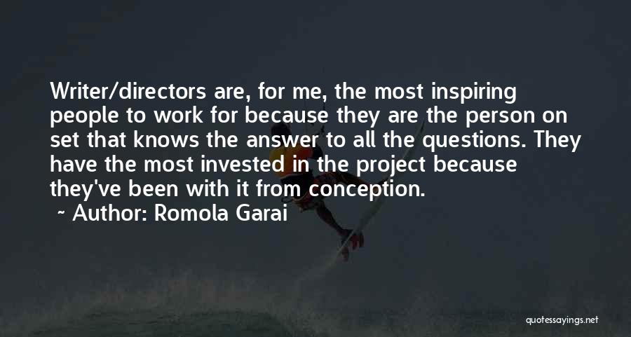 Most Inspiring Quotes By Romola Garai