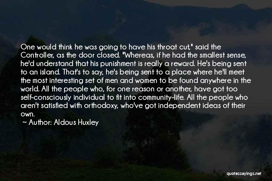 Most Interesting Life Quotes By Aldous Huxley