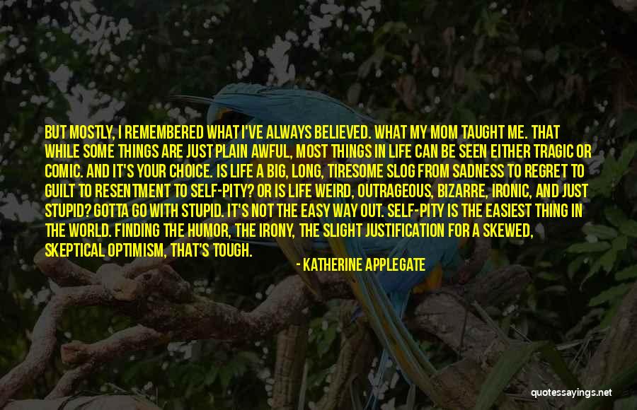 Most Ironic Quotes By Katherine Applegate