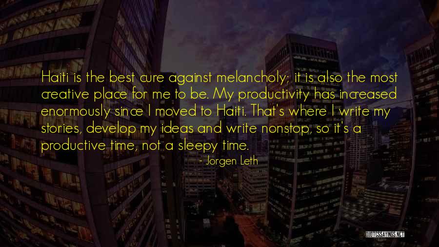 Most Melancholy Quotes By Jorgen Leth