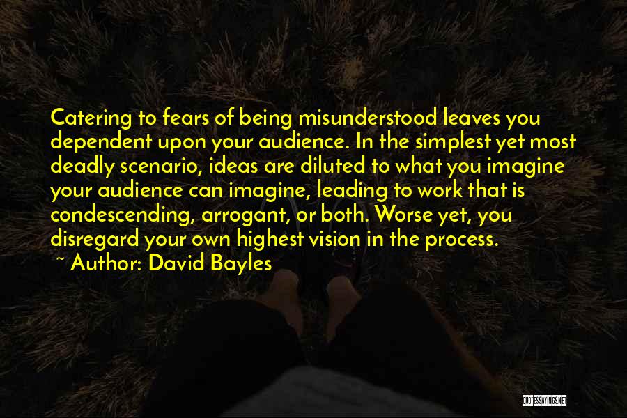 Most Misunderstood Quotes By David Bayles