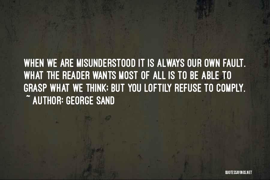 Most Misunderstood Quotes By George Sand
