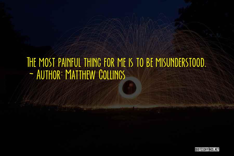 Most Misunderstood Quotes By Matthew Collings