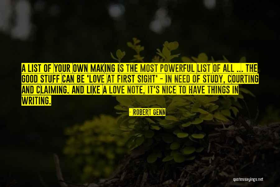 Most Nice Love Quotes By Robert Genn