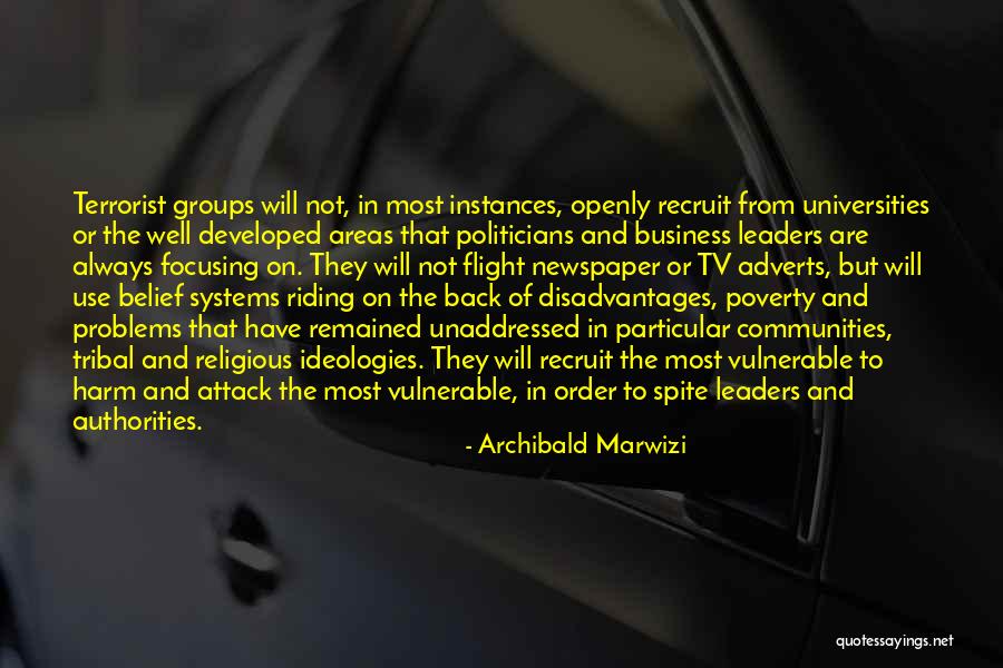 Most Of The Problems Quotes By Archibald Marwizi Most Of The Problems Quotes By Archibald Marwizi