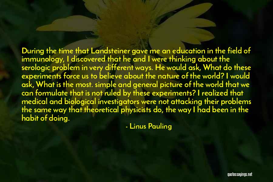 Most Of The Problems Quotes By Linus Pauling Most Of The Problems Quotes By Linus Pauling