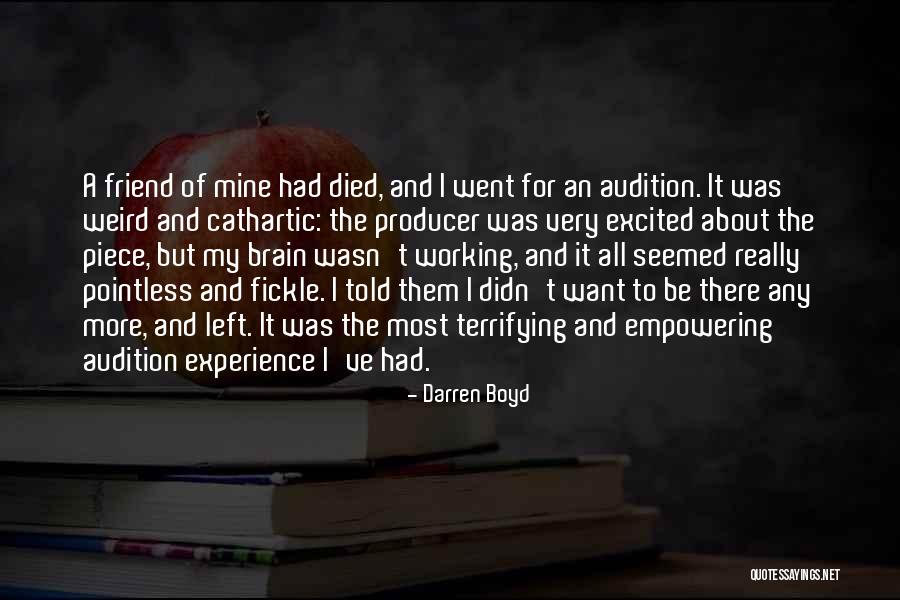 Most Pointless Quotes By Darren Boyd Most Pointless Quotes By Darren Boyd