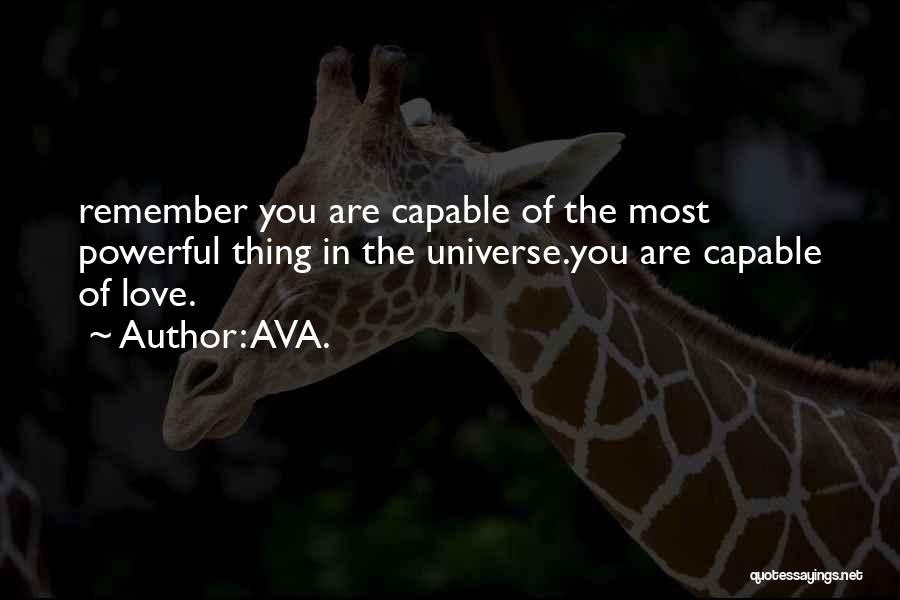 Most Powerful Love Quotes By AVA.