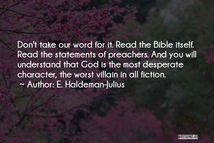 Most Read Bible Quotes By E. Haldeman-Julius