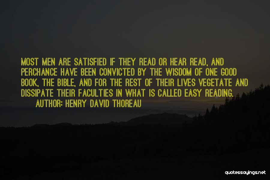 Most Read Bible Quotes By Henry David Thoreau