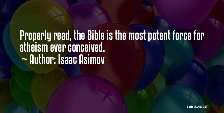 Most Read Bible Quotes By Isaac Asimov