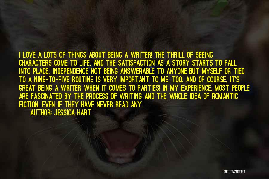 Most Read Love Quotes By Jessica Hart