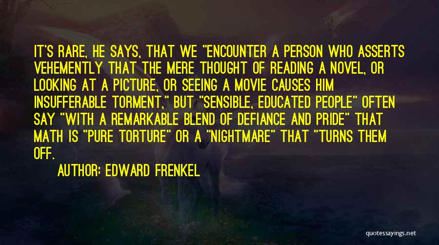 Most Remarkable Movie Quotes By Edward Frenkel