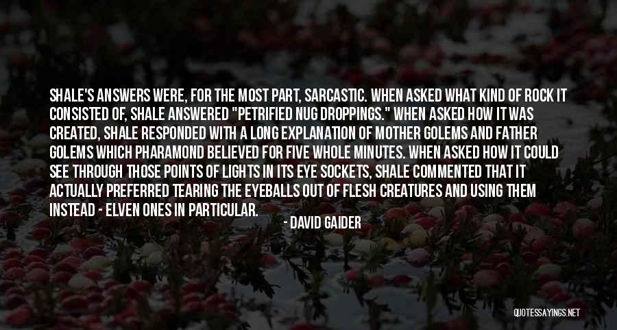 Most Sarcastic Quotes By David Gaider