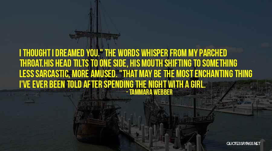 Most Sarcastic Quotes By Tammara Webber