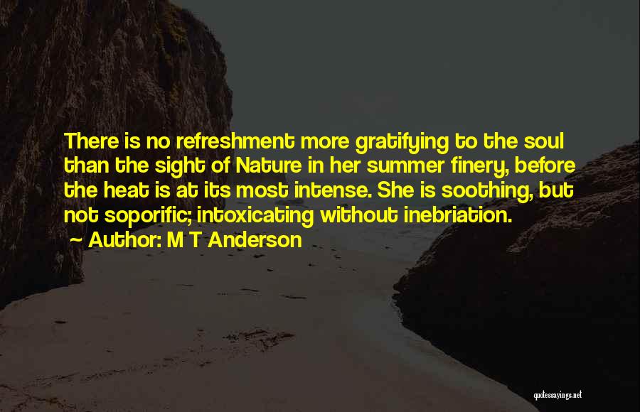 Most Soothing Quotes By M T Anderson