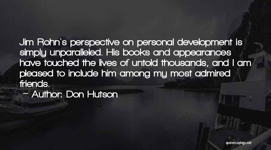 Most Touched Quotes By Don Hutson