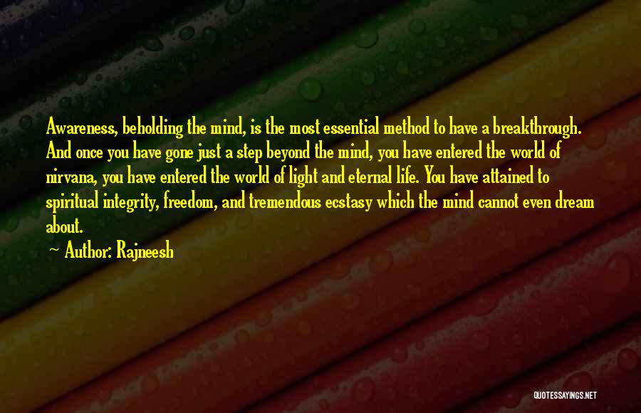 Most Tremendous Quotes By Rajneesh