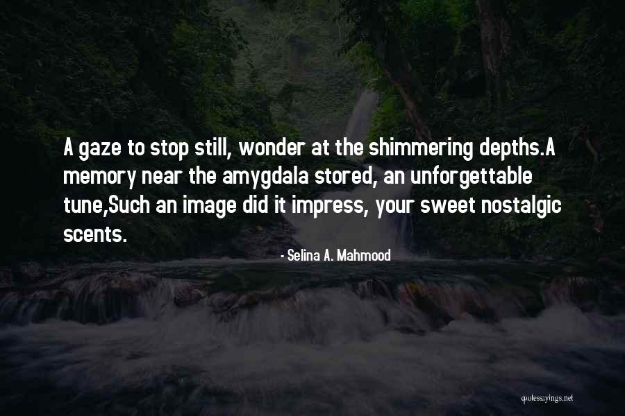 Most Unforgettable Love Quotes By Selina A. Mahmood