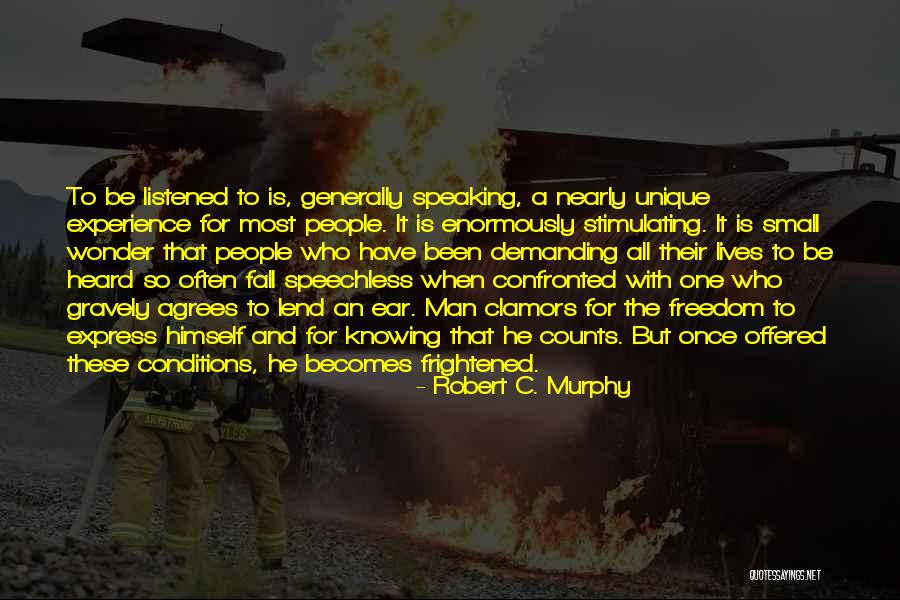 Most Unique Quotes By Robert C. Murphy Most Unique Quotes By Robert C. Murphy