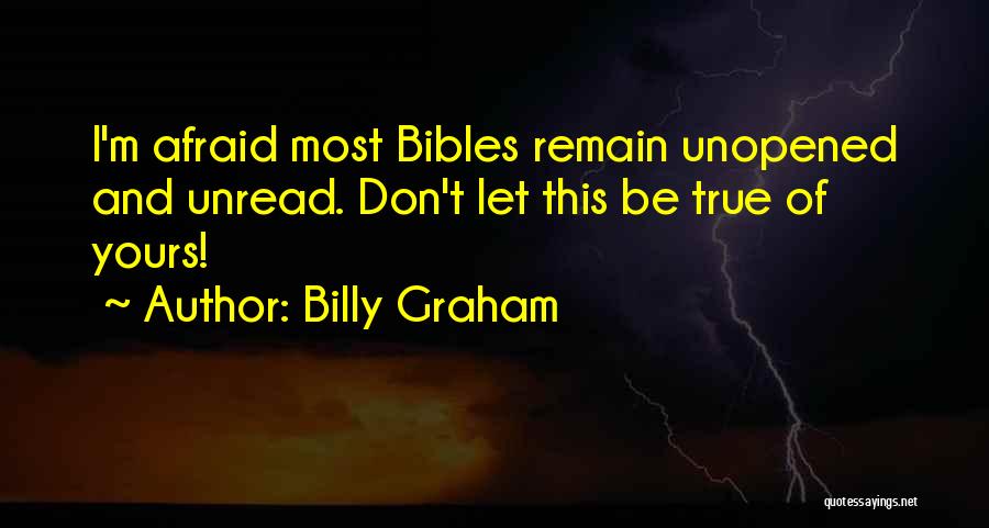 Most Unread Quotes By Billy Graham