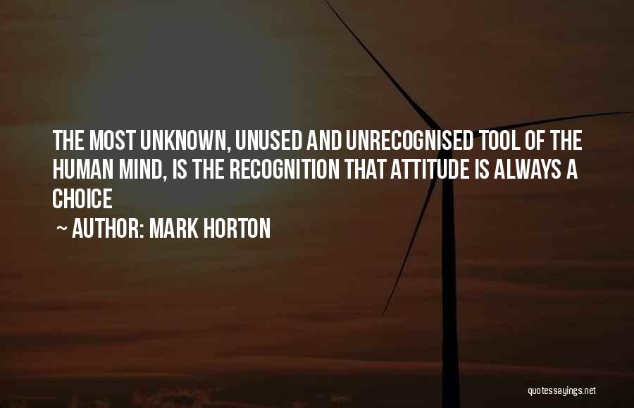 Most Unused Quotes By Mark Horton