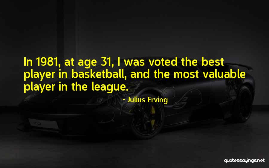 Most Valuable Player Quotes By Julius Erving Most Valuable Player Quotes By Julius Erving