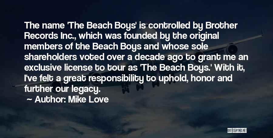 Most Voted Love Quotes By Mike Love