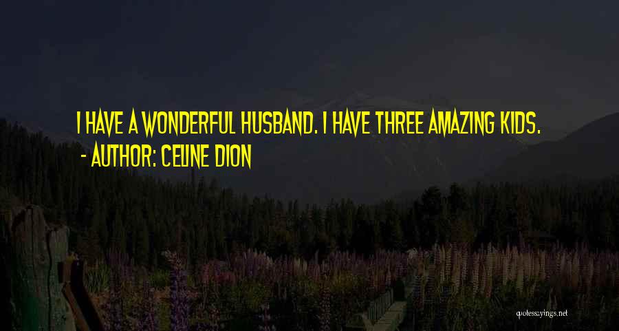 Most Wonderful Husband Quotes By Celine Dion