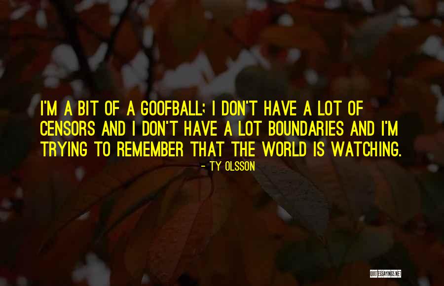 Mosters Quotes By Ty Olsson Mosters Quotes By Ty Olsson