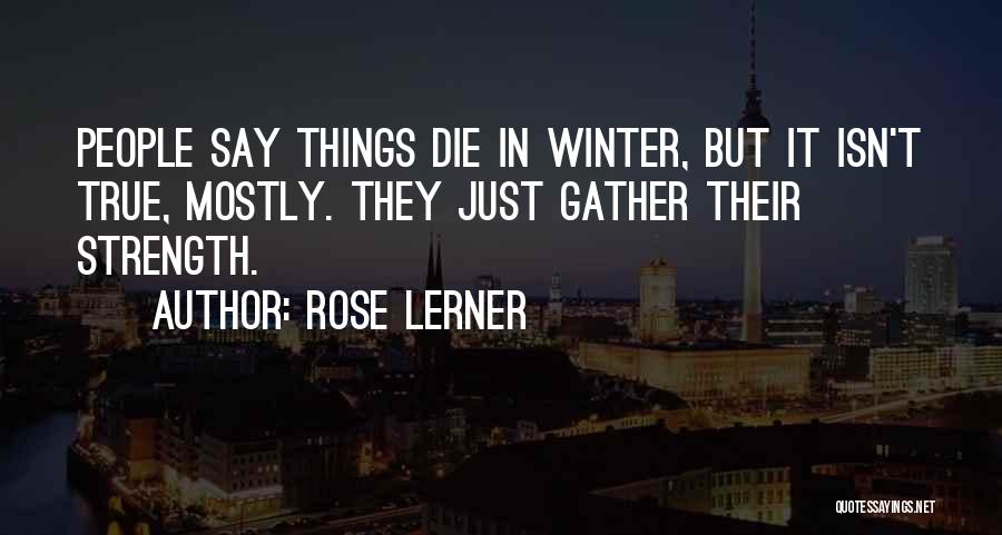 Mostly True Quotes By Rose Lerner