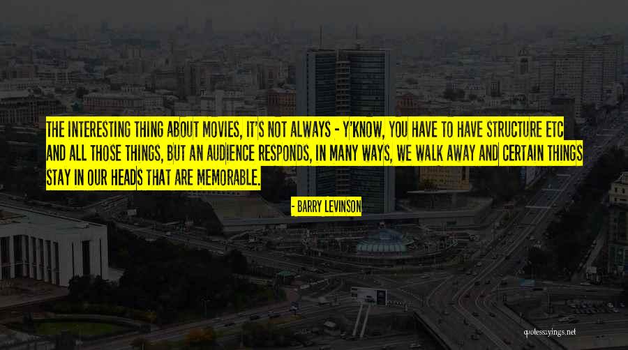 Mostruario De Oculos Quotes By Barry Levinson Mostruario De Oculos Quotes By Barry Levinson