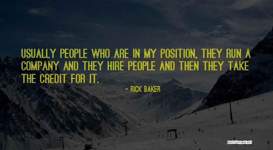 Mosze Brandwein Quotes By Rick Baker Mosze Brandwein Quotes By Rick Baker