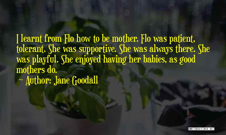 Mother Always There Quotes By Jane Goodall