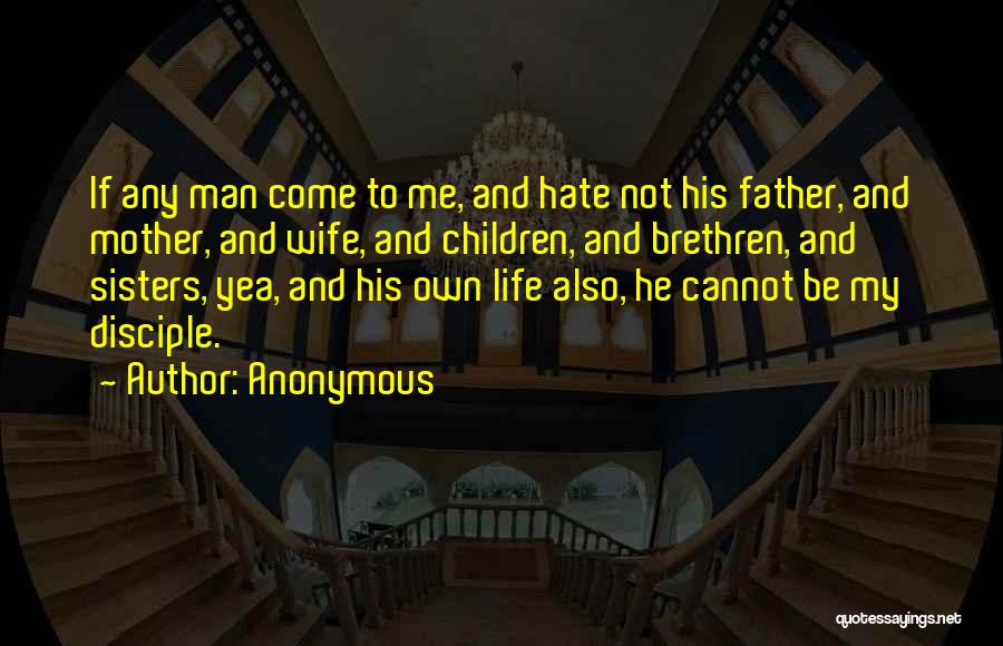 Mother And Father Bible Quotes By Anonymous