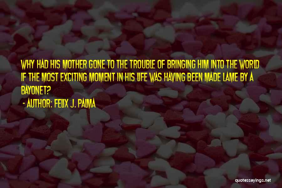 Mother Child Funny Quotes By Felix J. Palma