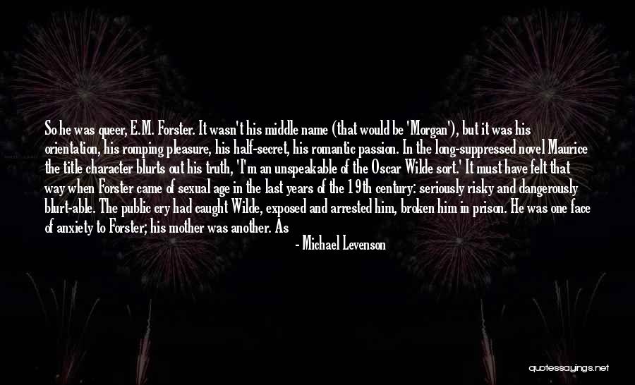 Mother Died Quotes By Michael Levenson