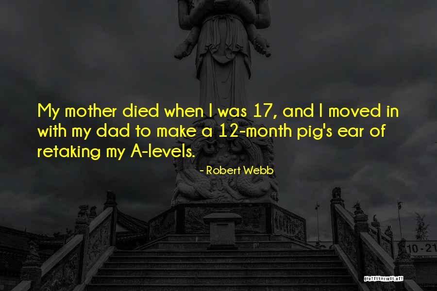 Mother Died Quotes By Robert Webb