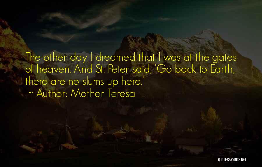 Mother Earth Quotes By Mother Teresa