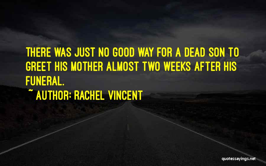 Mother For Son Quotes By Rachel Vincent