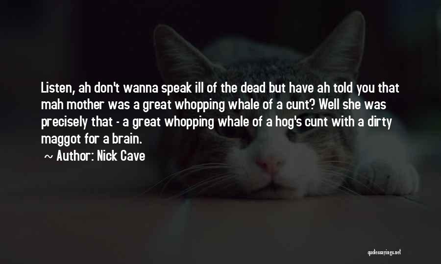 Mother Ill Quotes By Nick Cave