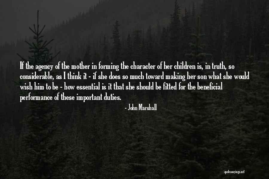 Mother Important Quotes By John Marshall Mother Important Quotes By John Marshall