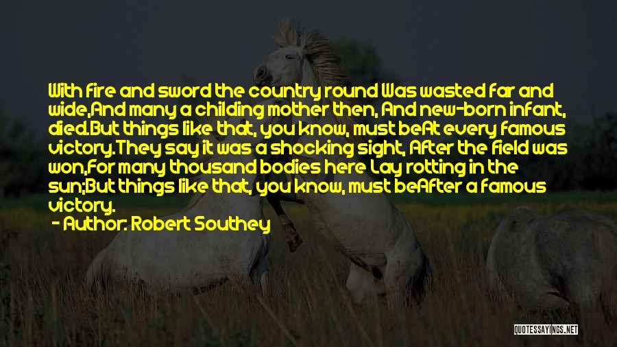 Mother Infant Quotes By Robert Southey