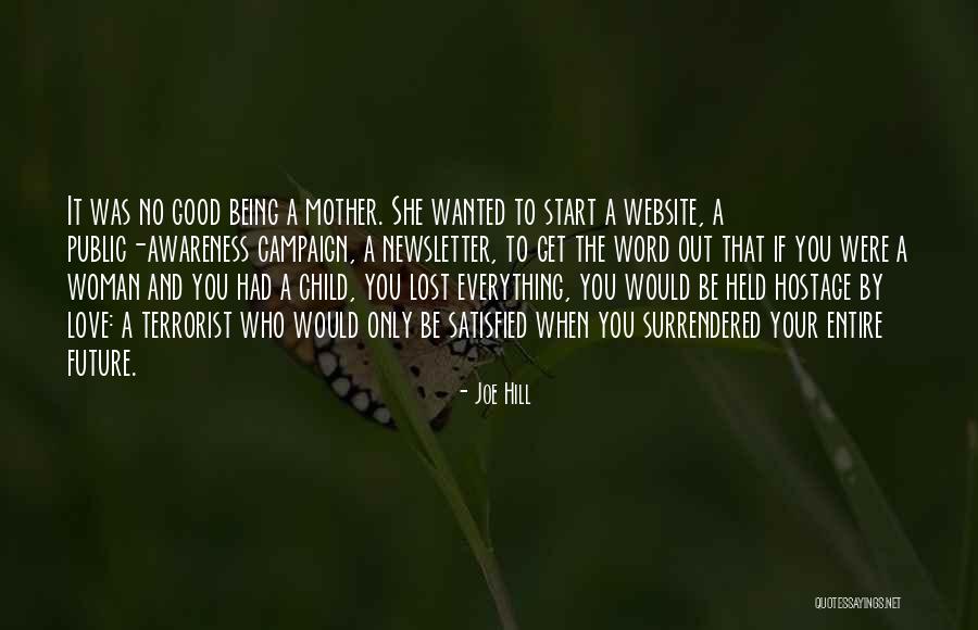 Mother Lost Her Child Quotes By Joe Hill