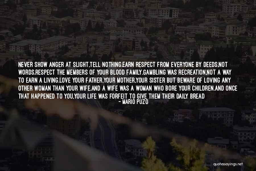 Mother Loving Quotes By Mario Puzo