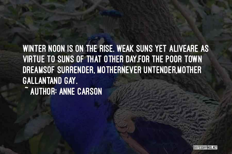 Mother Poetry Quotes By Anne Carson