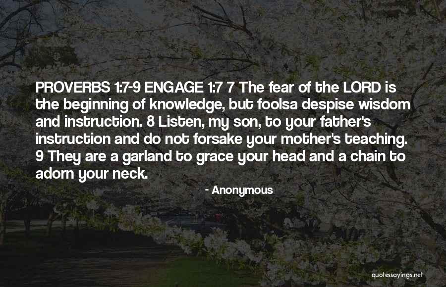 Mother Proverbs Quotes By Anonymous Mother Proverbs Quotes By Anonymous