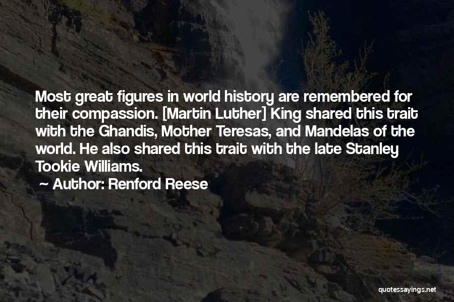 Mother Remembered Quotes By Renford Reese